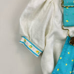 Load image into Gallery viewer, Vintage OshKosh B'gosh Blue Floral Jumper Set 6 USA
