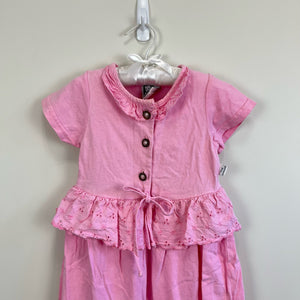 Vintage Wee Boxers Pink Ruffle Jumpsuit 24 Months USA