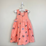 Load image into Gallery viewer, Petit Peony Peach Pink Chicken Scallop Sun Dress 5T NWT
