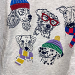 Load image into Gallery viewer, Mini Boden Stitch Logo T-Shirt Oatmeal Marl Dogs 9-10
