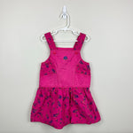Load image into Gallery viewer, Vintage Calabash Pink Floral Denim Jumper Dress 5T
