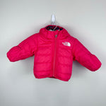 Load image into Gallery viewer, The North Face Girls Reversible Perrito Jacket Pink Floral 0-3 Months
