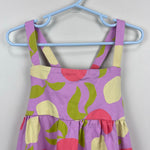 Load image into Gallery viewer, Hanna Andersson Cotton Tiered Cross Back Citrus Sunshine Tea Rose 120 cm 6-7
