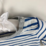 Load image into Gallery viewer, Mini Boden Striped Tractor Life the Flap T-Shirt 3-6 Months
