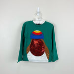 Load image into Gallery viewer, Mini Boden Sequin Flip Penguin Tee 3-4
