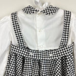 Load image into Gallery viewer, Vintage Houndstooth Jumper Dress 2T
