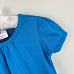 Load image into Gallery viewer, Hanna Andersson Bright Basic Tee Blue 120 cm 6-7
