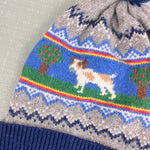 Load image into Gallery viewer, Mini Boden Intarsia Knit Fair Isle Sprout Winter Beanie Hat S
