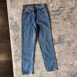 Load image into Gallery viewer, Vintage Levi's 505 Classic Fit Slim Orange Tab Blue Jeans 10 USA
