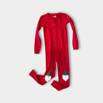 Load image into Gallery viewer, Hanna Andersson Red Gnome Union Suit Pajamas 120 cm 6-7
