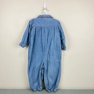 Vintage Kids & More Sears Denim Coverall 24 Months