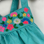 Load image into Gallery viewer, Mini Boden Embroidered Jersey Vest Corsico Blue Tank Top 2-3
