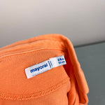 Load image into Gallery viewer, Mayoral Baby Back Print Polo Shirt Better Cotton Orange Puppy 24 Months
