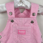 Load image into Gallery viewer, Vintage OshKosh B'Gosh Pink Gingham Jumper 12 Months
