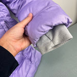 Load image into Gallery viewer, Lands' End Girls Fleece Lined Parka Lilac Breeze M 10-12
