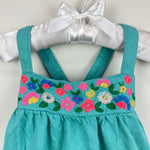 Load image into Gallery viewer, Mini Boden Embroidered Jersey Vest Corsico Blue Tank Top 2-3
