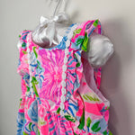 Load image into Gallery viewer, Lilly Pulitzer Girls Annabelle Infant Dress Multi Take It From Your Mums 12-18 months
