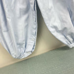 Load image into Gallery viewer, Vintage Rosey Kids Embroidered Blue White Outfit 24 Months
