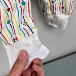 Load image into Gallery viewer, Vintage Bright Future Rainbow Star Stripe Coverall 3-6 Months
