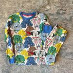 Load image into Gallery viewer, Mini Boden Snug Long John Dog Print Pajamas 9 years
