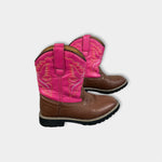 Load image into Gallery viewer, Itasca Girls Western Buckaroo Cowboy Boots Deputy Pink 4
