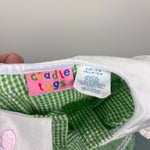 Load image into Gallery viewer, Vintage Cradle Togs Green Seersucker Balloon Butterfly Dress 18 Months

