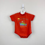 Load image into Gallery viewer, Vintage Y2K Disney Tigger's River Ridin' Fun Adventure Camp Bodysuit 12 Months
