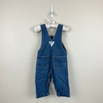 Load image into Gallery viewer, Vintage OshKosh B'gosh Blue Jean Overalls 9 months USA

