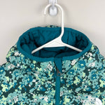 Load image into Gallery viewer, The North Face Girls Printed Down Reversible Hooded Jacket M 10
