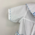 Load image into Gallery viewer, Vintage Monday's Child Blue Stripe Buster Suit Romper 24 Months USA
