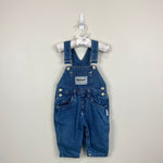 Load image into Gallery viewer, Vintage Weebok Blue Jean Overalls 12 Months
