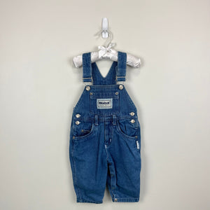 Vintage Weebok Blue Jean Overalls 12 Months