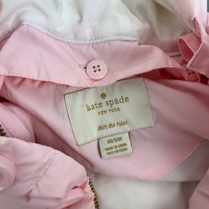 Kate Spade Bow Neck Puffer Jacket Satin Slipper 12 Months