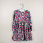 Load image into Gallery viewer, Joules Hampton Long Sleeve Paperbag Waist Jersey Dress Ditsy Floral 116 cm 6
