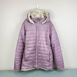 The North Face Girls Mossbud Swirl Parka Ashen Purple Girls Large 14/16