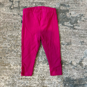 JoJo Maman Bebe Raspberry Pink Leggings 6-12 Months NWOT