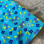 Load image into Gallery viewer, Vintage Basic Editions Blue Floral Outfit 24 Months

