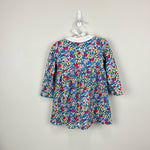 Load image into Gallery viewer, Mini Boden Jersey Collared Dress Multi Sky Apple Blossom 12-18 Months
