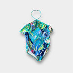 Load image into Gallery viewer, Lilly Pulitzer Girls&#39; Kaelie Multi Purrfect Swimsuit Size 7
