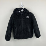 Load image into Gallery viewer, The North Face Reversible Mount Chimbo Full-Zip Hooded Jacket Blue Black 4T
