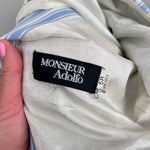 Load image into Gallery viewer, Vintage Monsieur Adolfo Blue Striped Blazer 5T USA
