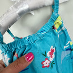 Load image into Gallery viewer, Mini Boden Bead Playsuit Romper Corsica Blue Island Adventure 6-7
