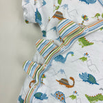 Load image into Gallery viewer, Kissy Kissy Pima Cotton Dinosaur Playsuit Romper 3-6 Months
