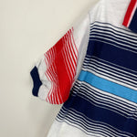 Load image into Gallery viewer, Vintage Knitite Striped Polo Shirt 10 USA
