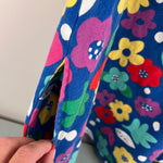 Load image into Gallery viewer, Hanna Andersson Sleeveless Swing Dress Baltic Blue Floral 130 cm 8

