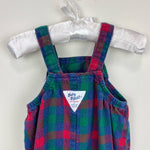 Load image into Gallery viewer, Vintage OshKosh B&#39;gosh Plaid Footie Overalls 3-6 Months
