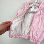 Load image into Gallery viewer, Vintage OshKosh B'gosh Pink Hooded Windbreaker 12 Months USA
