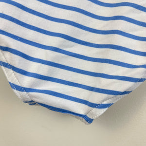 Jacadi Paris Blue Stripe Bow Bathing Suit 12 Months