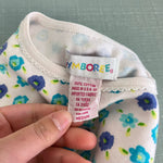 Load image into Gallery viewer, Vintage Gymboree Blue Floral Shirt Medium 3T/4T
