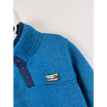 Load image into Gallery viewer, L.L. Bean Sweater Fleece Half Snap Pullover Blue Small 8
